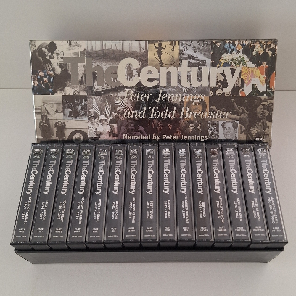The Century by Peter Jennings & Todd Brewster (15 audio cassette tapes)